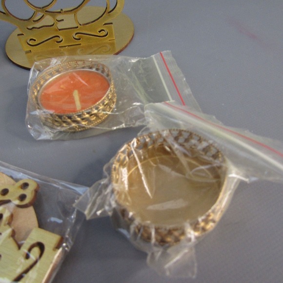 Decorz Shadow Diya Lot of 2 Tea Candle Holders Elephant Ambience Dux - Picture 3 of 6